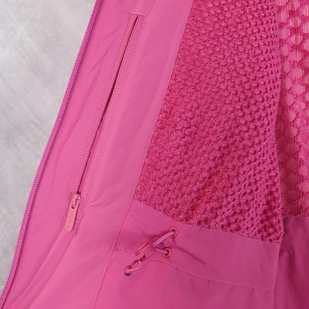 Lululemon Down Puffer Jacket Womens 8 Pink Hooded Sleet Street Coat Full Zip - Picture 9 of 16